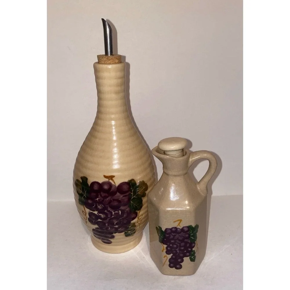 Olive Oil/ Vinegar Decanter Set